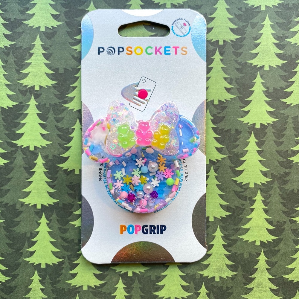Winter Disney Mickey Minnie PopSocket